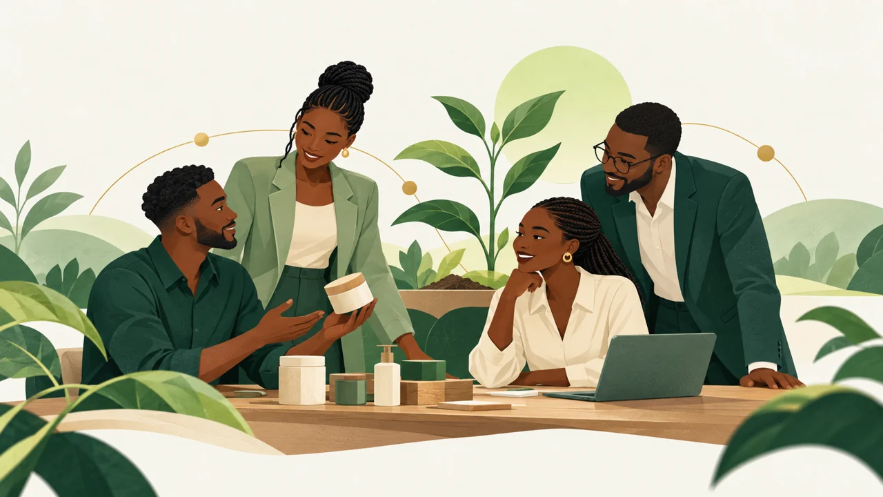 Founders and customers collaborating to grow a sustainable business
